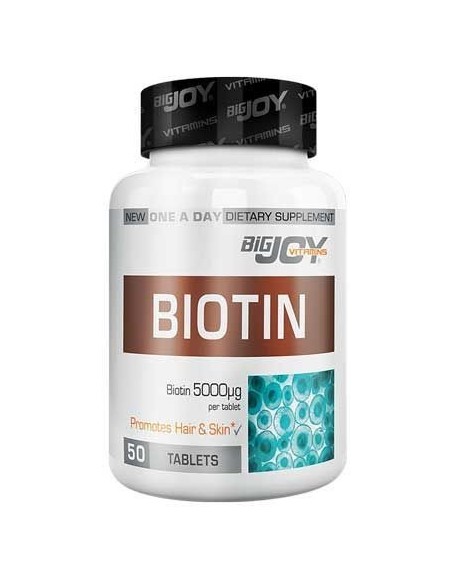 Bigjoy Vitamins Biotin 5000mcg 50 Tablet