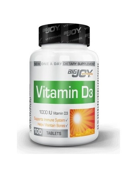 Bigjoy Vitamins Vitamin D3 1000 IU 100 Tablet