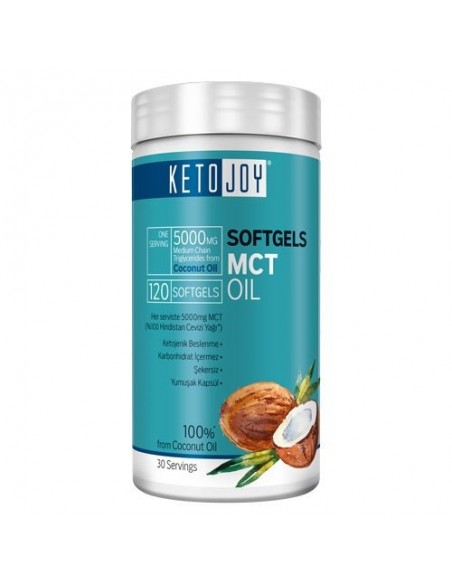 Ketojoy MCT Oil 5000mg 120 Soft Gel Kapsül