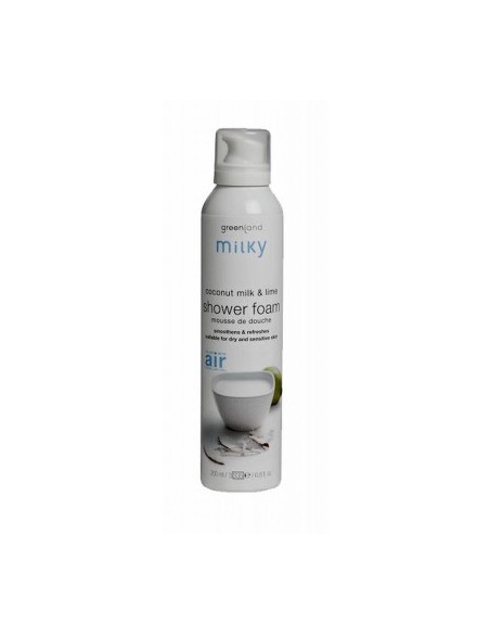 Greenland Milky Shower Foam Coconut Milk - Lime 200 ml