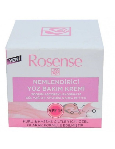 Rosense Nemlendirici Yüz Bakım Kremi Kuru & Hassas Cilt Tipleri İçin 50ml