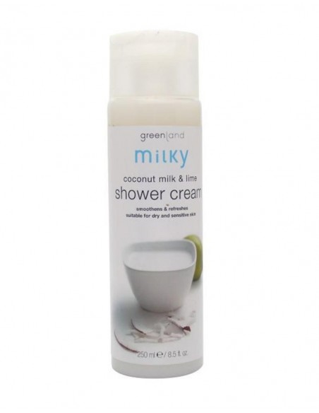 Greenland Milky Shower Cream Coconut Milk - Lime 250 ml