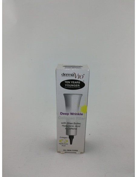 Derma V10 Collagen Filler Filler Wrinkles Collagen Acid Hyaluronic 30 ML