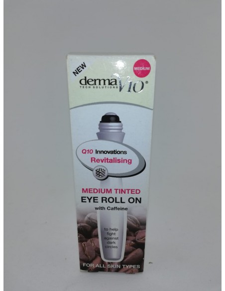 Derma V10 Innovations Tinted Eye Roll On Medium 15ml