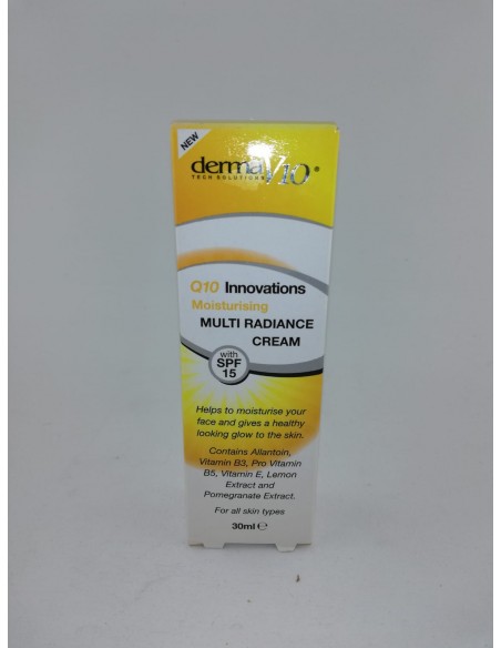 Derma V10 Innovations Moisturizing Multi Radiance Cream spf15 30ml