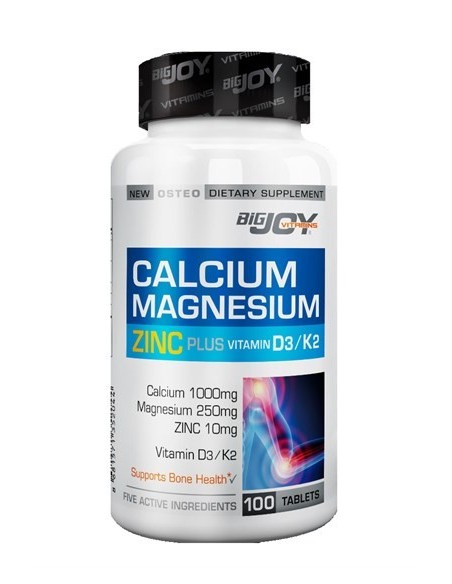 Bigjoy Vitamins Calcium Magnesium Zinc Plus 100 Tablet