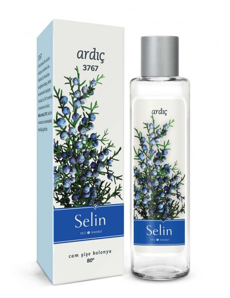 Selin Ardıç Kolonyası 180 ml Cam Şişe