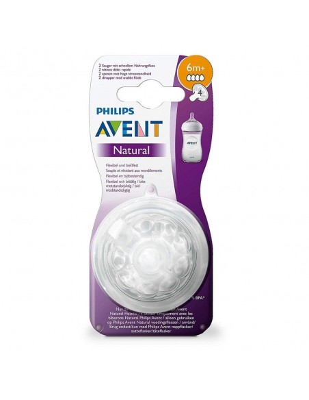 Philips Avent Natural Biberon Emziği 6 Ay+ 2'li SCF044/27