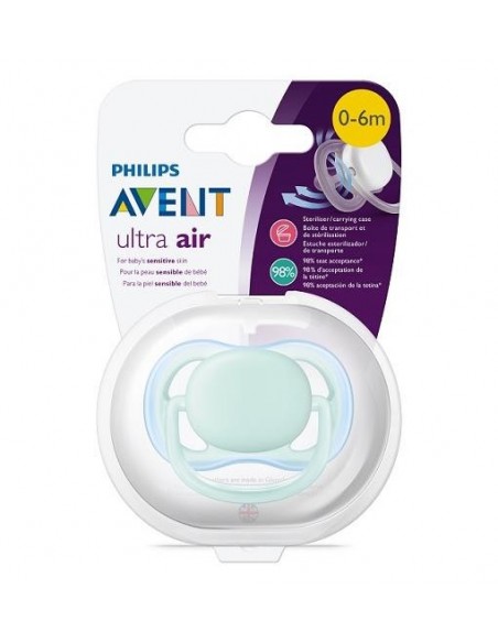 Philips Avent  Ultra Air Anatomik Emzik Tekli Mavi 0-6 Ay SCF444/10