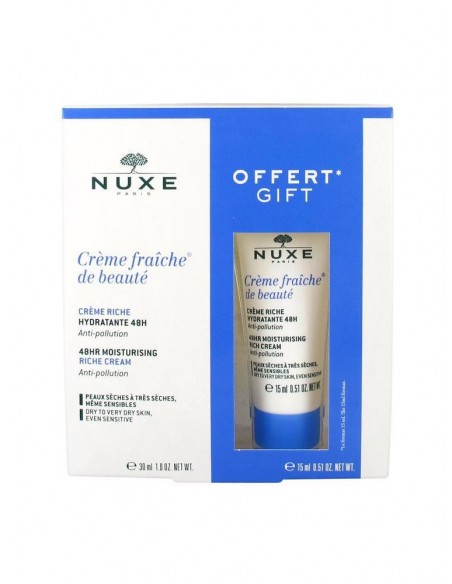 Nuxe Creme Fraiche de Beaute Riche Hydratante 48h Nemlendirici Bakım Seti