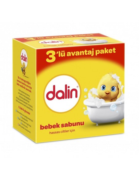 Dalin Bebek Sabunu 3'lü Avantajlı Paket