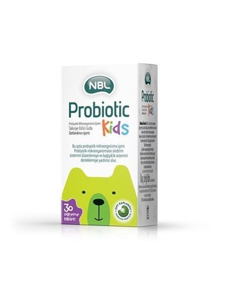 NBL Probiotic Kids 30 Çiğneme Tableti