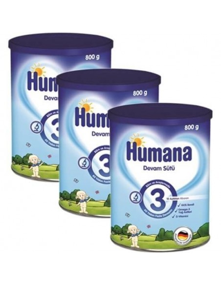 Humana 3 Devam Sütü 800 gr  (3lü Avantaj Paketi)