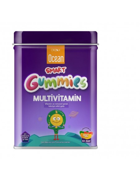 Ocean Smart Gummies Multivitamin 64 Adet Çiğneme Tableti