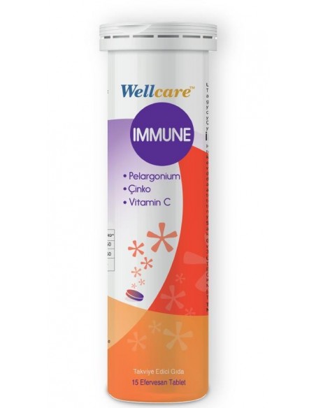 Wellcare İmmune 15 Efervesan Tablet