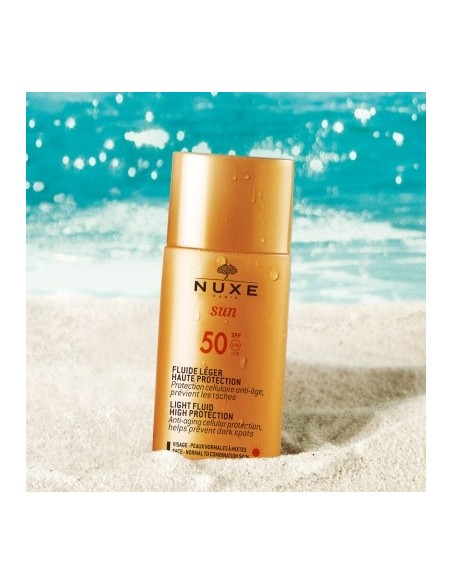 Nuxe Sun Spf 50 Light Fluid High Protection Hafif Dokulu Güneş Kremi 50 ml