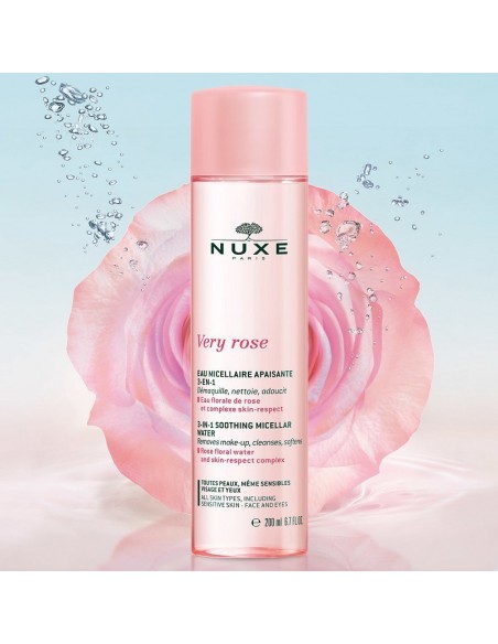 Nuxe Very Rose 3-In 1 Soothing  Micellar Water - Yatıştırıcı Misel Su 200 ml