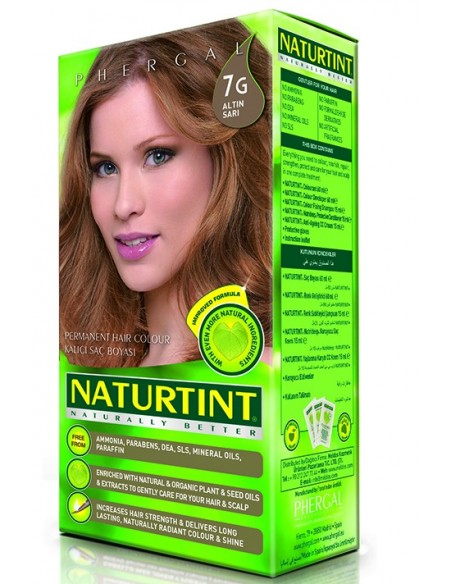 Naturtint Kalıcı Saç Boyası 7G Altın Sarı 165 ml