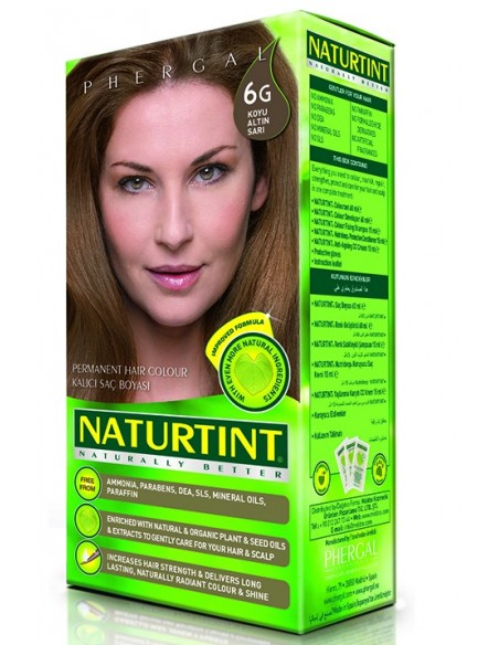 Naturtint Kalıcı Saç Boyası 6G Koyu Altın Sarı 165 ml