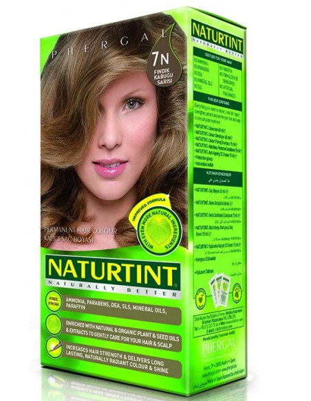 Naturtint Kalıcı Saç Boyası 7N Fındık Kabuğu Sarısı 165 ml