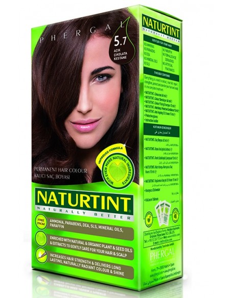 Naturtint Kalıcı Saç Boyası 5.7 Açık Çikolata Kestane 165 ml