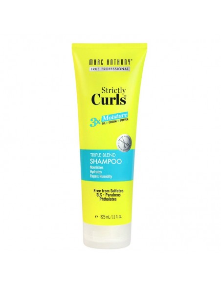 Marc Anthony Strictly Curls 3X Moisture Triple Blend Shampoo (Dalgalı & Kıvırcık Saçlar İçin Yoğun Nemlendirici Şampuan) 325 ml