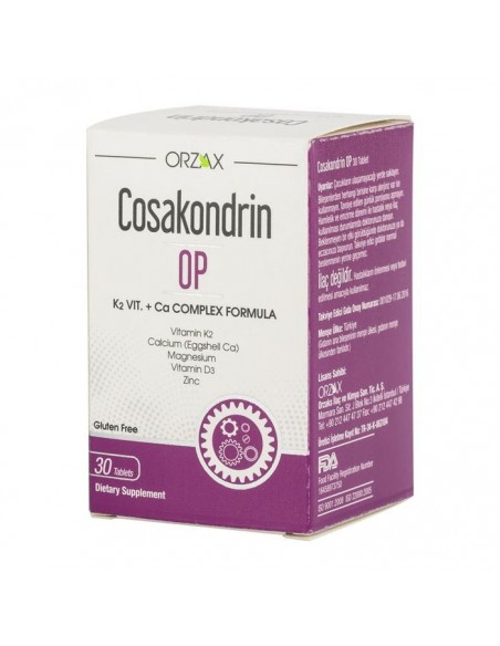 Ocean Cosakondrin OP K2 Vit. + Ca Complex 30 Tablet