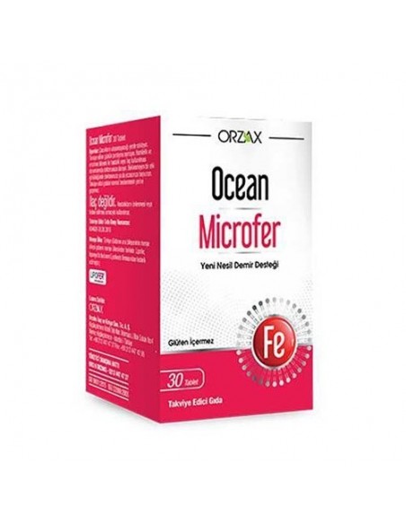 Ocean Microfer 30 Tablet Takviye Edici Gıda