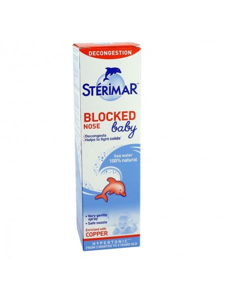 Sterimar Baby Blocked Nose 50 ml ( Bebek / Çocuk için Tıkalı Burun Hipertonik Okyanus Suyu )