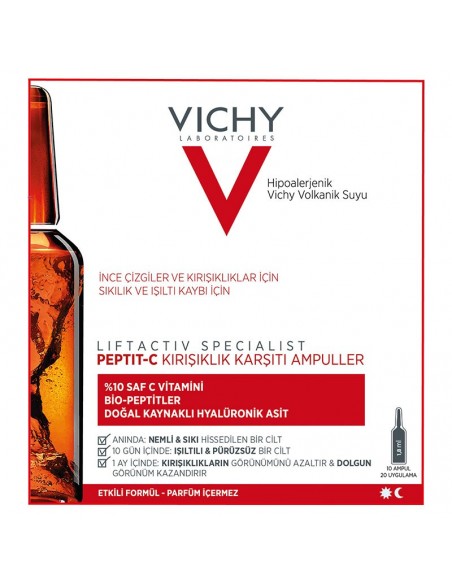 Vichy Liftactiv Specialist Peptit-C Kırışıklık Karşıtı Ampul 10 x 1.8 ml