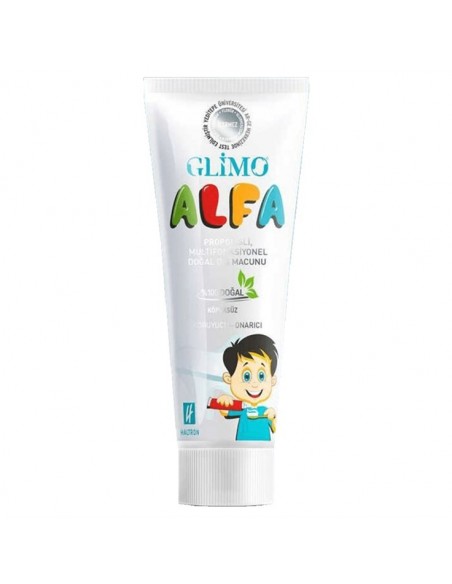 Glimo Alfa Kids Doğal Diş Macunu 50 ml