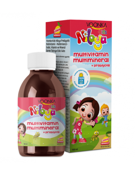 Voonka Kids Niloya Multivitamin Multimineral Prebiyotik Şurup 150 ml