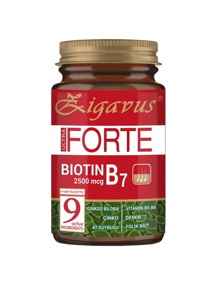 Zigavus Ultra Forte Biotin B7 2500mcg 30 Tablet