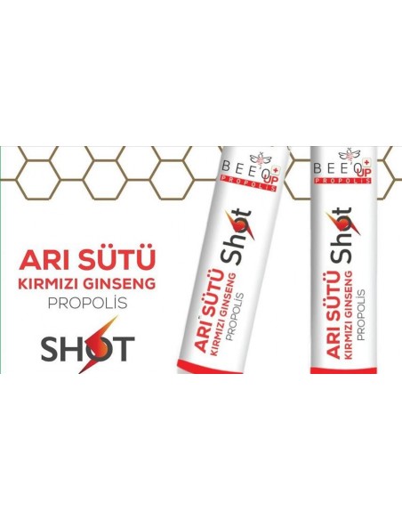 Beeo Up Arı Sütü Kırmızı Ginseng Propolis Shot Takviye Edici Gıda 25 ml