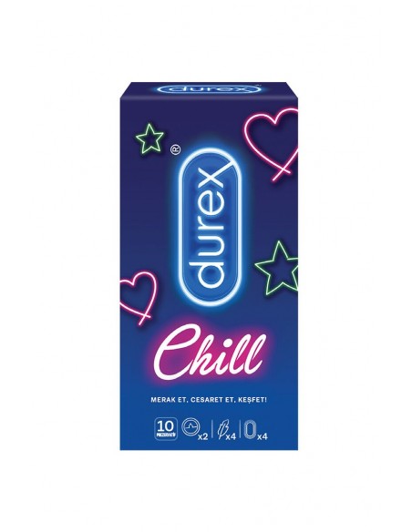 Durex Chill Prezervatif 10 Adet