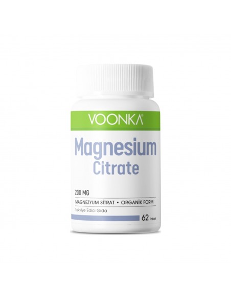 Voonka Magnesium Citrate 62 Kapsül