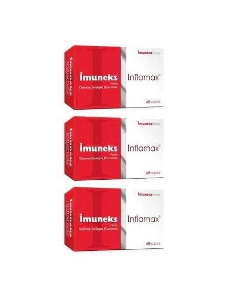 Imuneks Inflamax Optimize Zerdeçöp 60 Kapsül x 3 Adet