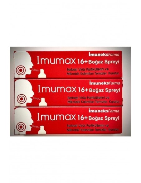 Imuneks Imumax Boğaz Spreyi 30 ml x 3 Adet