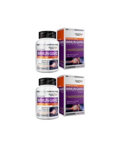 Bigjoy Vitamins Sambucus Nigra İmmun-Gard + Probiotics 60 Kapsül x 2 Adet