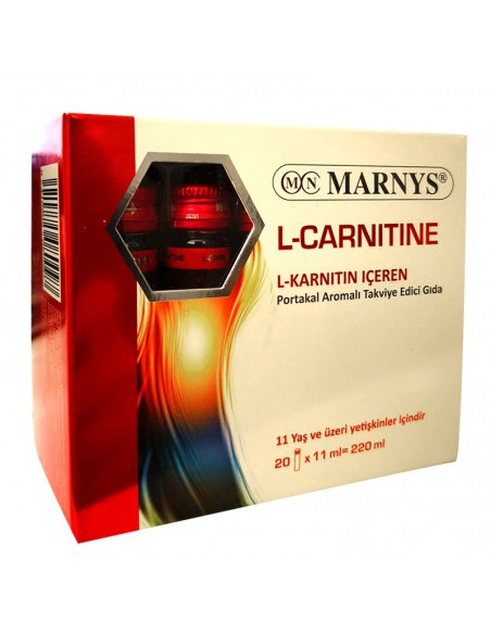 Marnys L-Carnitine 20x11ml Takviye Edici Gıda