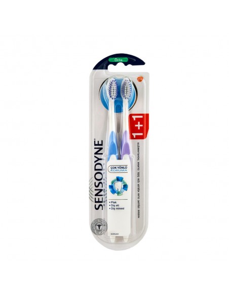 Sensodyne Çok Yönlü Koruma Diş Fırçası 1+1 Orta