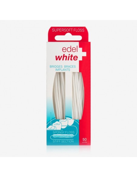 Edel White Supersoft Implant Diş İpi 50 Adet