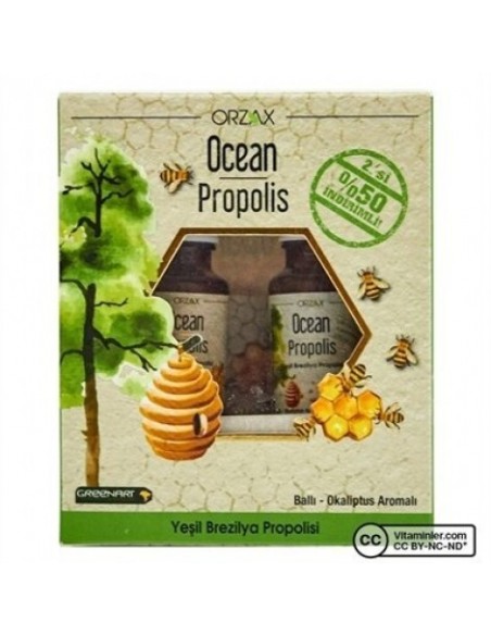 Ocean Propolis Sprey 1+1 ( Bal ve Propolis Aromalı ) 20+20 ml