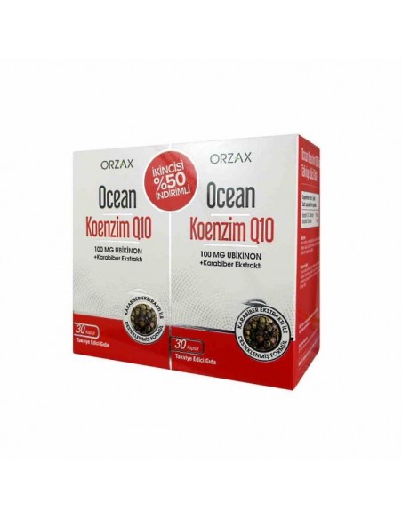 Ocean Koenzim Q10 30 Kapsül 2'li Paket