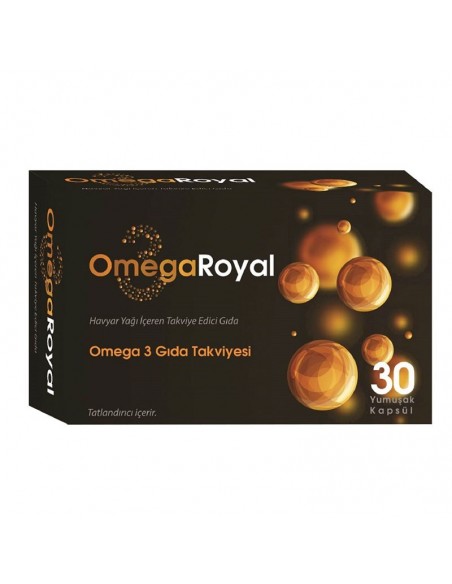 Omega Royal Omega 3 Takviye Edici Gıda 30 Yumuşak Kapsül