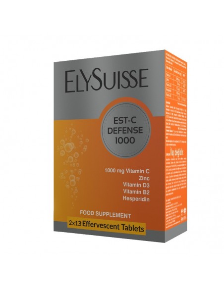 Elysuisse Est-C Defence 1000 mg 26 Efervesan Tablet