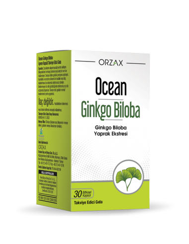 Ocean Ginkgo Biloba 30 Kapsül