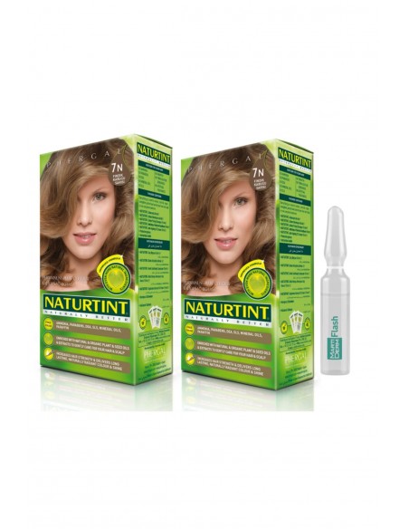 NATURTINT 2'li Set 7 N Fındık Kabuğu kalıcı Saç Boyası