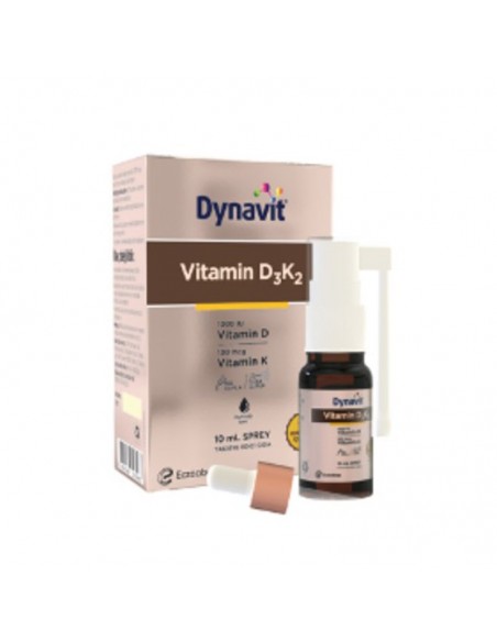 Dynavit Vitamin D3K2 Takviye Edici Gıda Sprey 10 ml