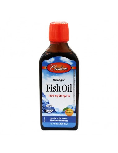 Carlson Fish Oil Omega 3 Balık Yağı Şurubu Portakal Aromalı 200 Ml x 2 Adet